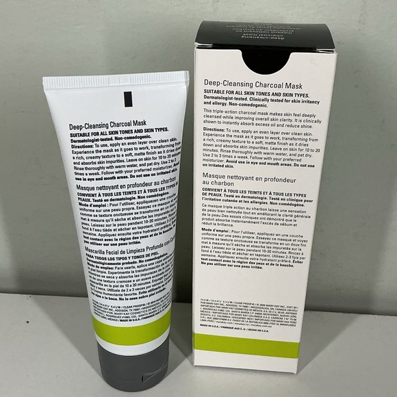 New In Box Mary Kay‎ Clear Proof Deep Cleansing Charcoal Mask 4 oz - Picture 3 of 3